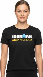 Zwart Kalmar Ironman T-shirt met korte mouwen voor dames