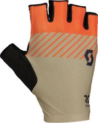 Scott RC Team Short Gloves Red/Beige