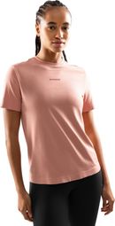 T-shirt fitness manches courtes femme Java Corail