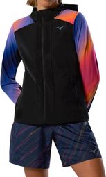Dames Mizuno Active Alpha Zwart/Multicolor Windjack