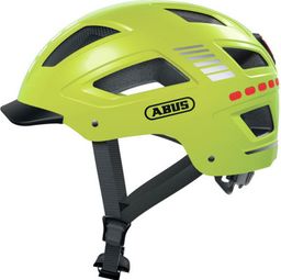 Abus Hyban 2.0 LED Signal Helmet Yellow