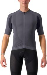 Maillot Manches Courtes Castelli Superleggera 3 Gris Foncé