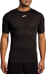 Maillot manches courtes Brooks High Point Short Sleeve Noir Homme