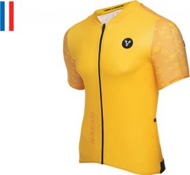 LeBram Loze Short Sleeve Jersey Yellow Aero Cut