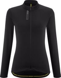 Langarm Trikot Women Mavic Aksium Thermo Schwarz