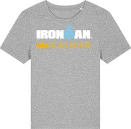 Ironman Kalmar Grijs Vrouwen T-Shirt met Korte Mouwen