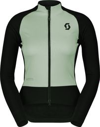 Scott Women's RC Pro Warm Hybrid Gore-Tex Windbreaker Jacket Grün/Schwarz