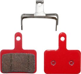 Plaquettes Frein Disque Vélo AGPTEK - 4 Paires Semi-métalliques Pour Shimano/Tektro