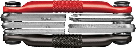 Crankbrothers M5 Multi-Tool Zwart Rood