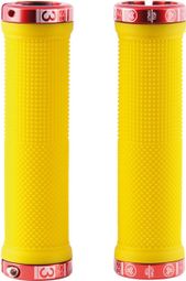 Pair of SB3 Kheops Grips Yellow/Red