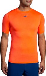 Maillot manches courtes Brooks High Point Short Sleeve Orange Homme