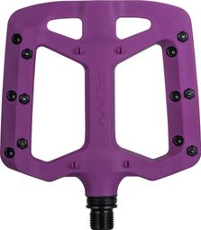 Pair of Funn Taipan Flat Pedals Purple