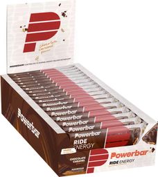 Boîte Ride Energy Bar (18x55g) - Powerbar - Chocolat Caramel - Barres énergétiques