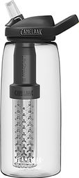 Camelbak Eddy+ filtered water bottle by Lifestraw 1L Clear