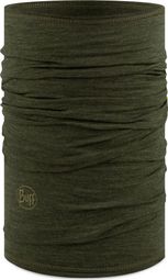 Tour de cou Buff Merino Lightweight Solid Bark - Kaki