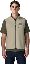 Chaqueta polar Patagonia Retro Pile Vest beige para hombre