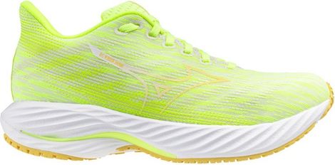 Mizuno Wave Rider 28 Green/Orange Hardloopschoenen voor dames