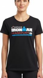 Dames Ironman Frankfurt Zwart Korte Mouw T-Shirt