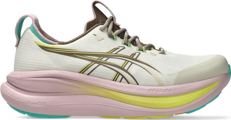 Chaussures Running Asics Gel-Nimbus 28 TR Beige/Rose/Jaune Femme