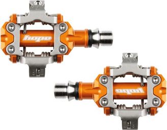 Pair of Hope Union RC Orange Automatic Pedals