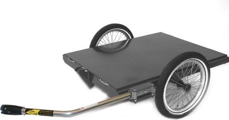 Remorque de vélo modèle de base timon bas Roland Carriem.E
