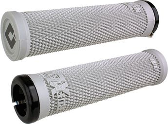 Pair of Odi Ruffian XL V2.1 Grips 135 mm Grey / White