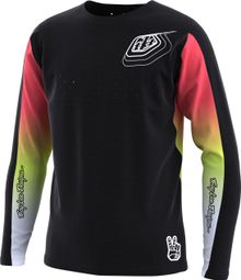 Langarm Trikot Kinder Troy Lee Designs Sprint Richter Schwarz/Mehrfarbig Kid XL