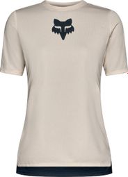 Maillot Manches Courtes Fox Ranger Fox Head Beige Femme