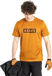 ION Logo Orange MTB Jersey met korte mouwen