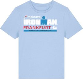 Ironman Frankfurt Hemelsblauw Korte Mouw T-Shirt