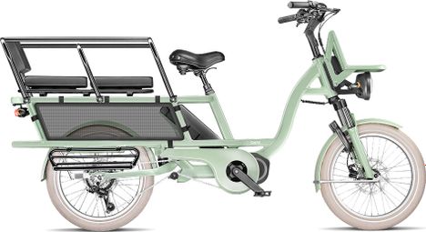 Vélo Cargo GAYA  L'Incroyable Le Long  Amande  pack Enfant
