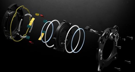 Étoile Active Ochain R pour Pédalier Sram Direct Mount (3 Vis) Noir — vue 3