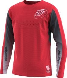 Maglia a manica lunga Troy Lee Designs Sprint Richter Race Red Kids