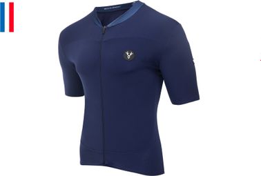 LeBram Allos Short Sleeve Jersey Blue Slim Fit