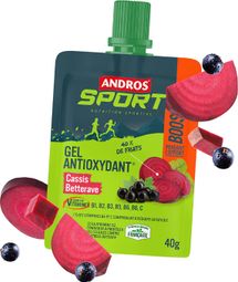 Andros Sport Boost Antioxidant Gel Blackcurrant/Betterave 40g