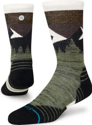 Socken Stance Performance Mid Wool Crew Khaki