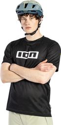 ION Logo MTB Jersey met korte mouwen Zwart