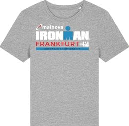 Dames Ironman Frankfurt Grijs Korte Mouw T-Shirt