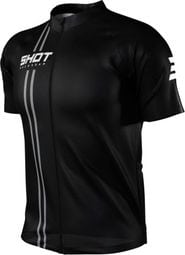 Maillot Manches Courtes Shot Unlimited Zip Noir