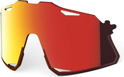Reservelens voor 100% Hypercraft zonnebrillen - HiPer Mirror Red