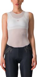 Maillot sin mangas Castelli Pro Mesh para mujer Blanco