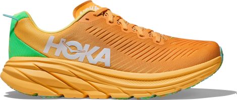 Hoka Rincon 3 Orange Grün Herren Running Schuhe