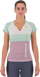 Karpos Moved Evo W Jersey Blauw Technisch T-shirt voor dames