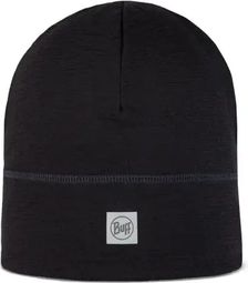  Bonnet Buff Merino Lightweight Beanie Solid Noir