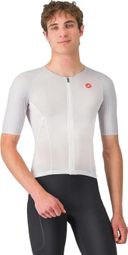 Castelli Free Speed 3 Race Top Kurzarm Trikot Herren Weiß Grau