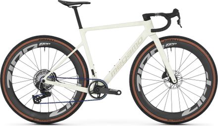Megamo Silk 01 Gravel Bike Sram Force XPLR AXS 13-speed 700 mm Beige/White 2026