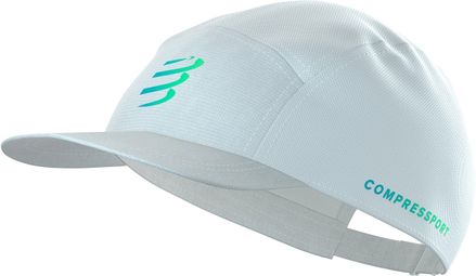Compressport 5-Panel Star Cap - White/Blue/Green