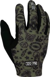 Muc-Off Guantes Largos de MTB Verde Ligeros