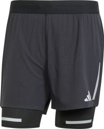 Short 2 en 1 adidas Run Ultimate Noir Homme
