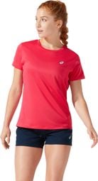 Maillot manches courtes Asics Core Run Rose Femme